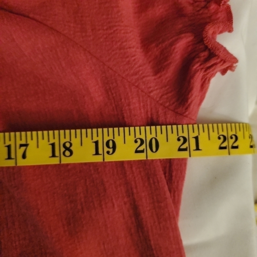 French Laundry crinkle cotton s/s top - Picture 6 of 7